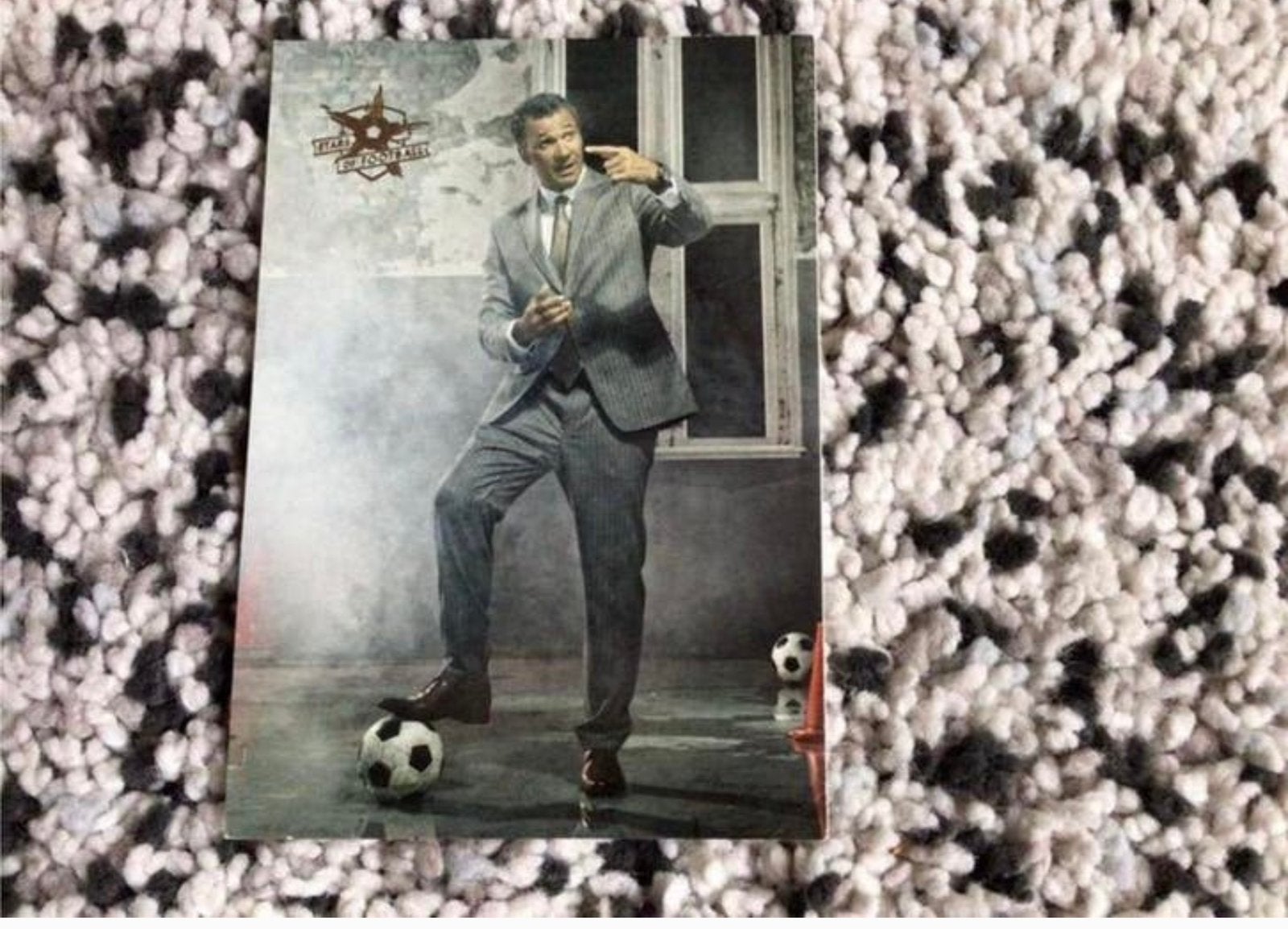 RUUD GULLIT Oude Ansichtkaart 🌺 uitgace C1000, Ophalen of Verzenden, Poster, Plaatje of Sticker