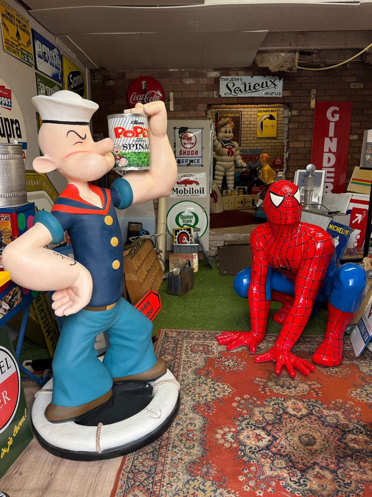Spiderman XXL Beeld - Uniek en Groot Formaat, Ophalen, Gebruikt, Fantasy