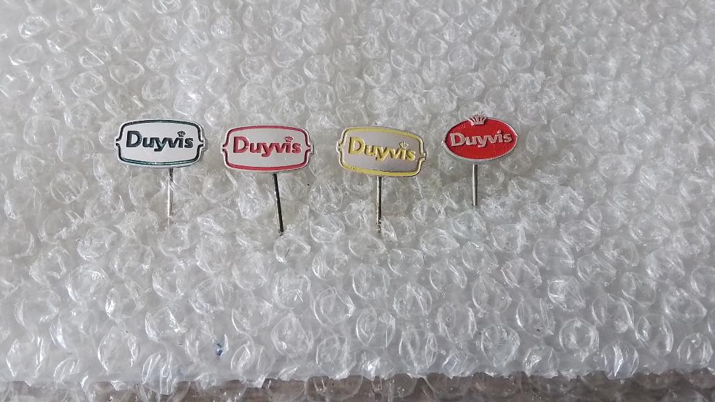 4 verschillende speldjes duyvis, Ophalen of Verzenden, Zo goed als nieuw, Overige onderwerpen