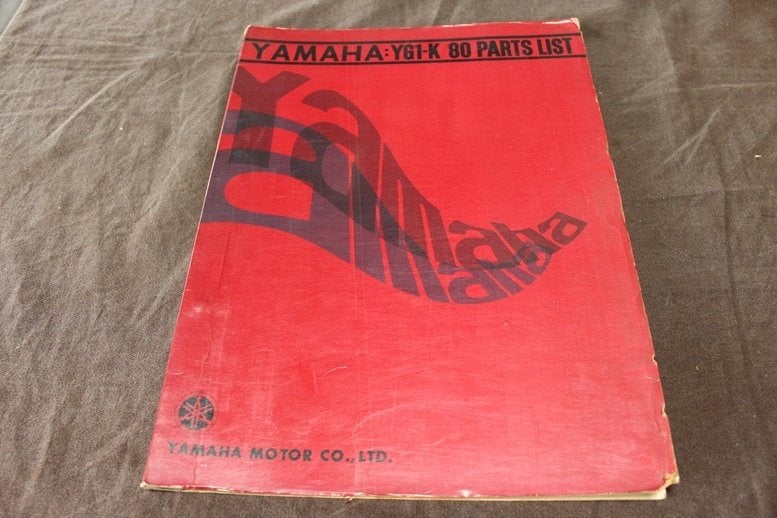 Yamaha YG1-K 80 1964 motorcycle parts list, Ophalen of Verzenden, Yamaha