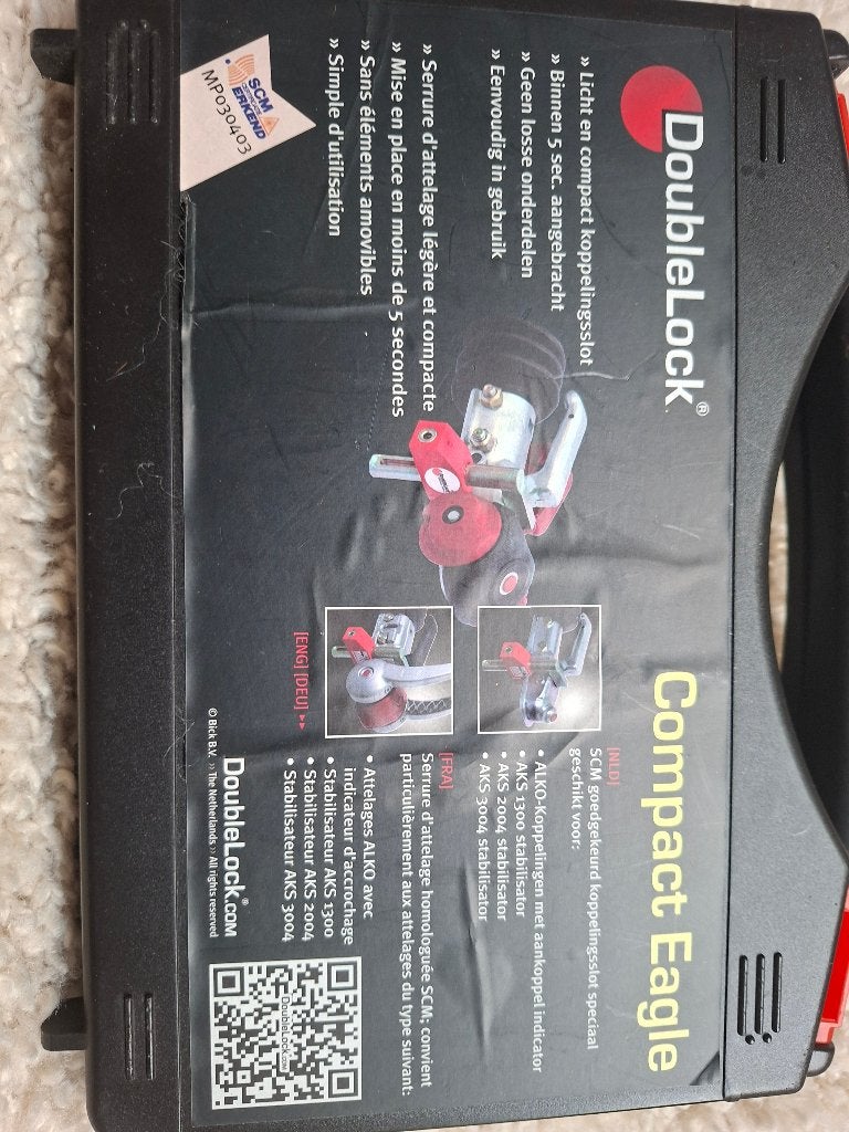 Caravan disselslol, Ophalen, Gebruikt