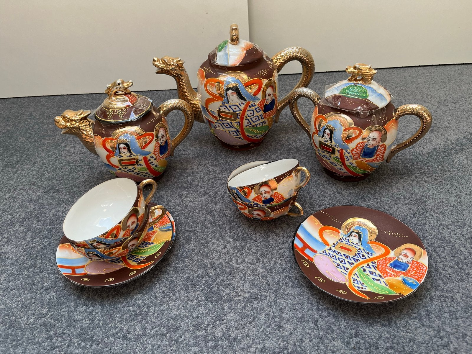 Zon Imari theeservies - Antiek Japans porselein, Ophalen