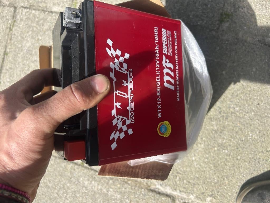 WM Motor WT12B-BS gel accu | NIEUW, Motoren, Onderdelen | Merk-onafhankelijk, Nieuw, Ophalen