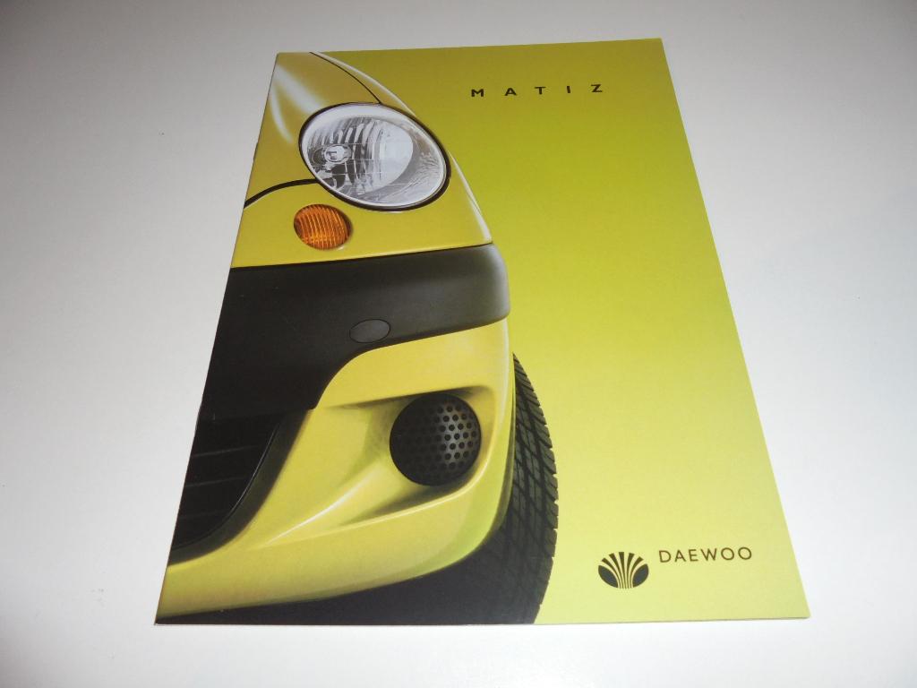 brochure Daewoo Matiz  2001, Ophalen of Verzenden, Nieuw, Overige merken