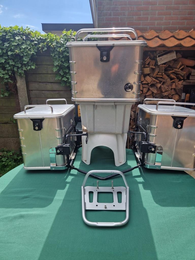TKA Hepco&Becker Alu Standard set +frames R 1100/1150 GS + A, Motoren, Ophalen, Gebruikt