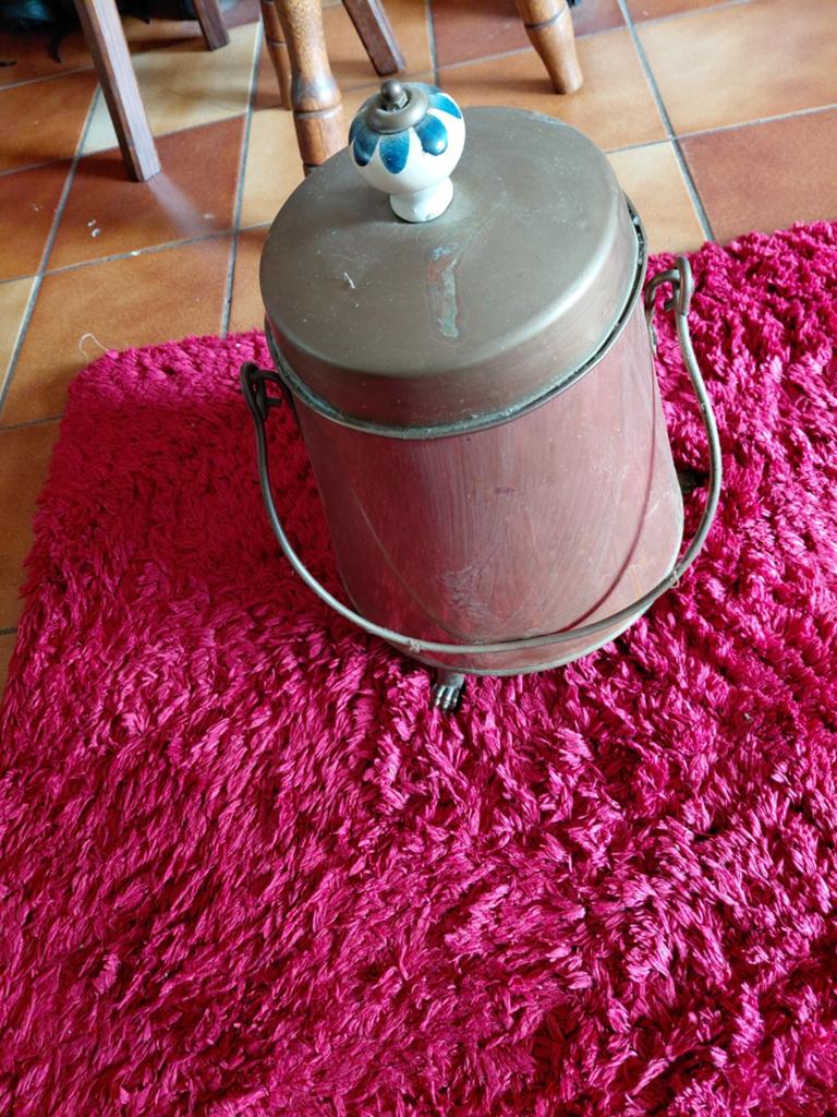 Antiek koperen doofpot, Ophalen of Verzenden
