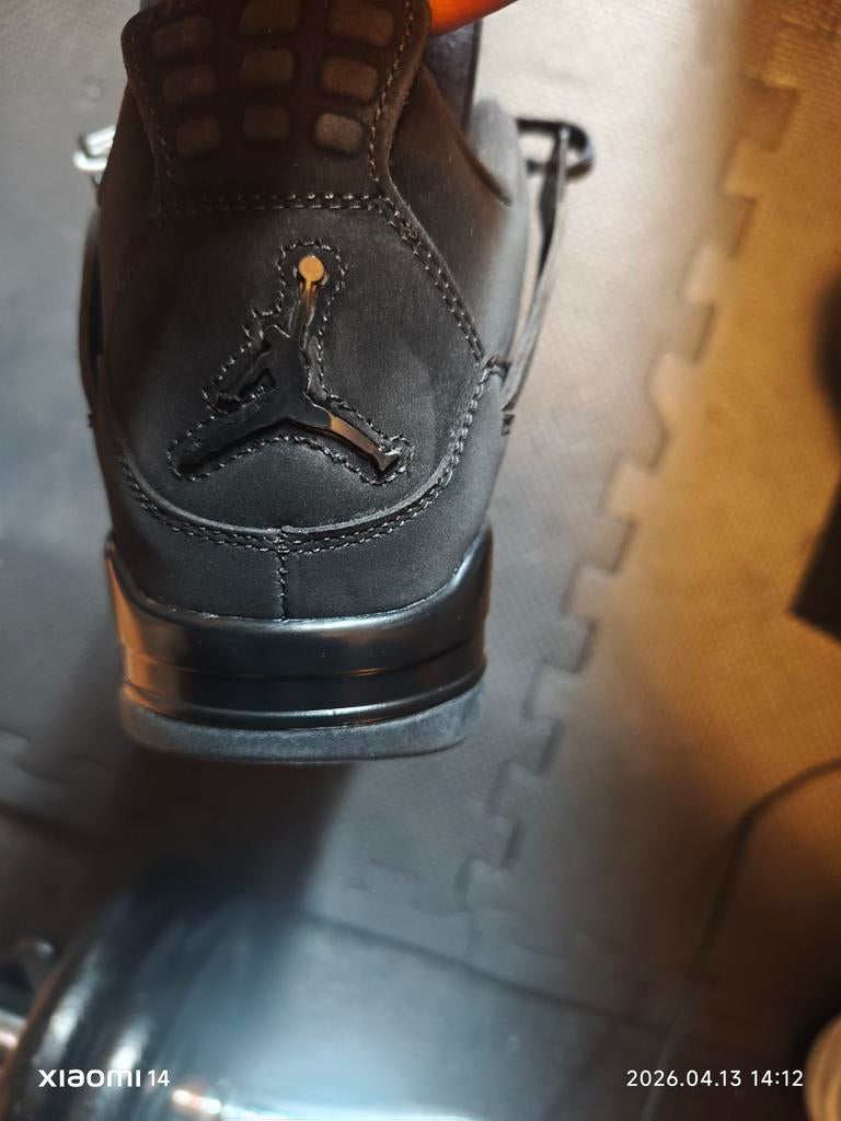Black Cat Jordan 4 sneakers maat 46, Ophalen of Verzenden