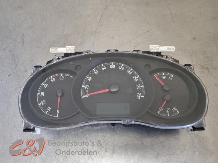 Kilometerteller KM van een Opel Movano