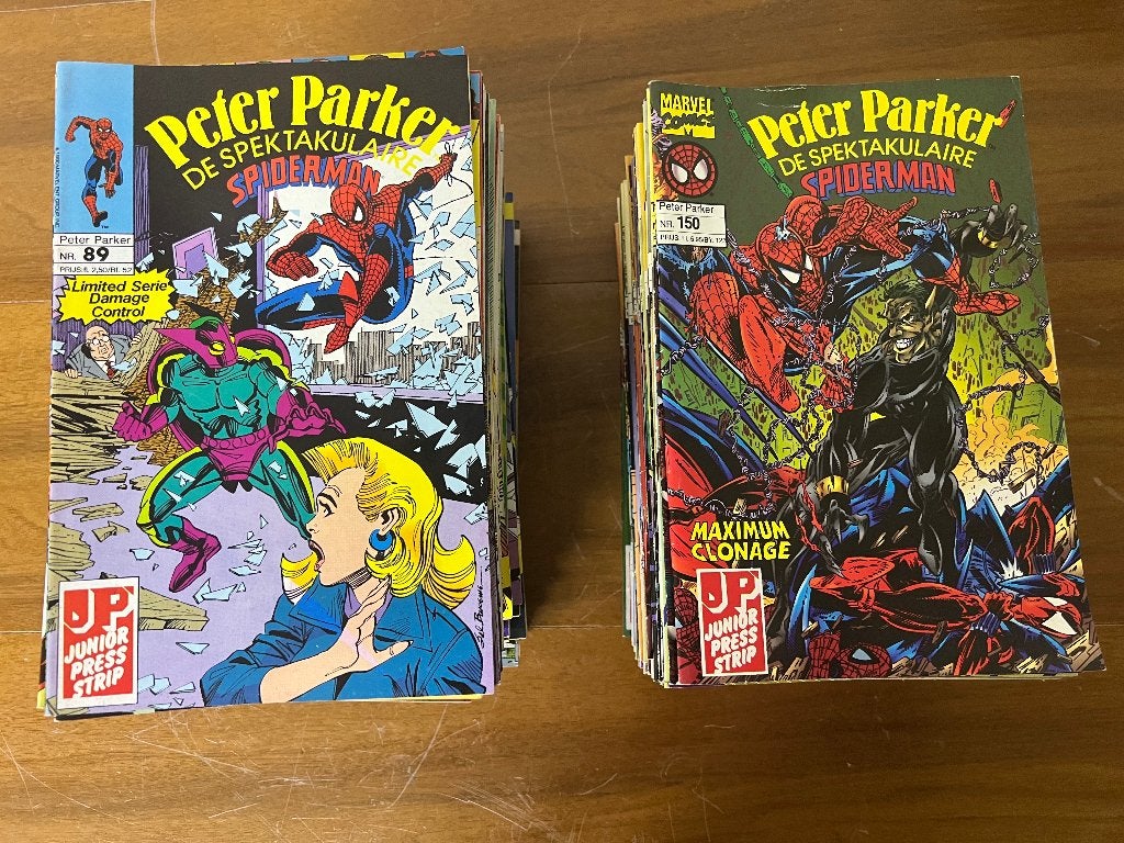 De Spectaculaire Spiderman (Peter Parker)serie van 150 delen, Boeken, Strips | Comics, Zo goed als nieuw, Complete serie of reeks