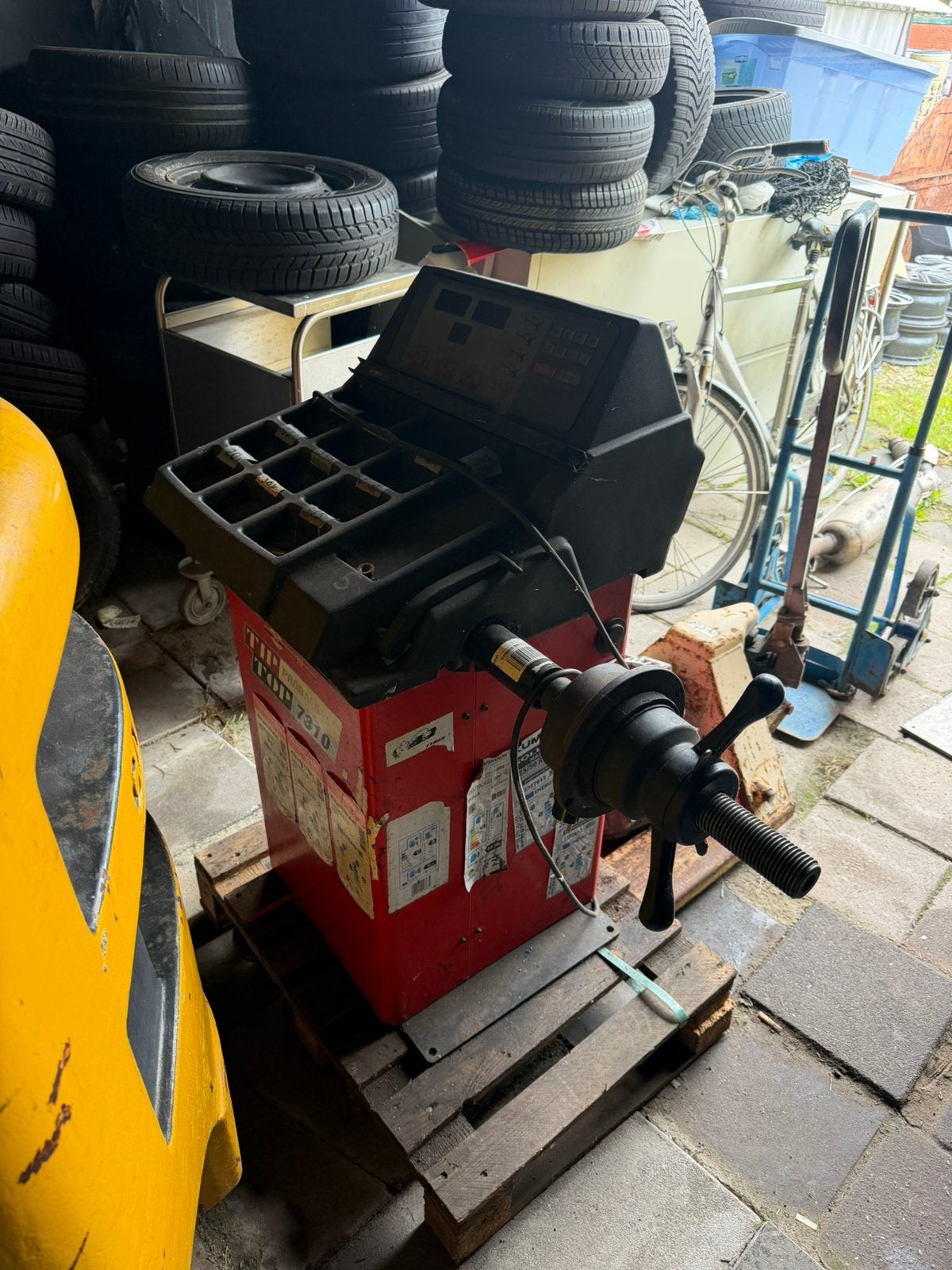 TTP P7310 Wielbalanceermachine, Ophalen
