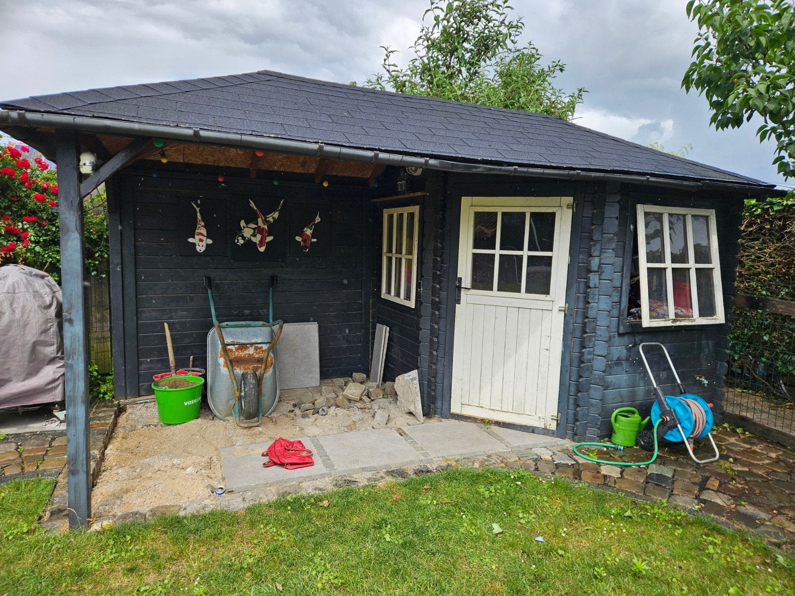 Tuinhuisje 5x 2,5 m, Tuin en Terras, Tuinhuizen, Ophalen, Gebruikt