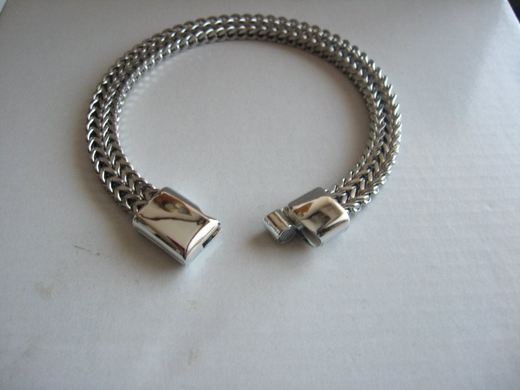 Heren armband., Sieraden, Tassen en Uiterlijk, Armbanden, Ophalen of Verzenden, Nieuw, Zilver, Staal