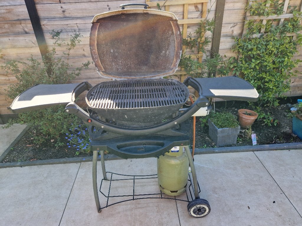 Weber gas BBQ, Tuin en Terras, Gasbarbecues, Ophalen, Gebruikt, Weber