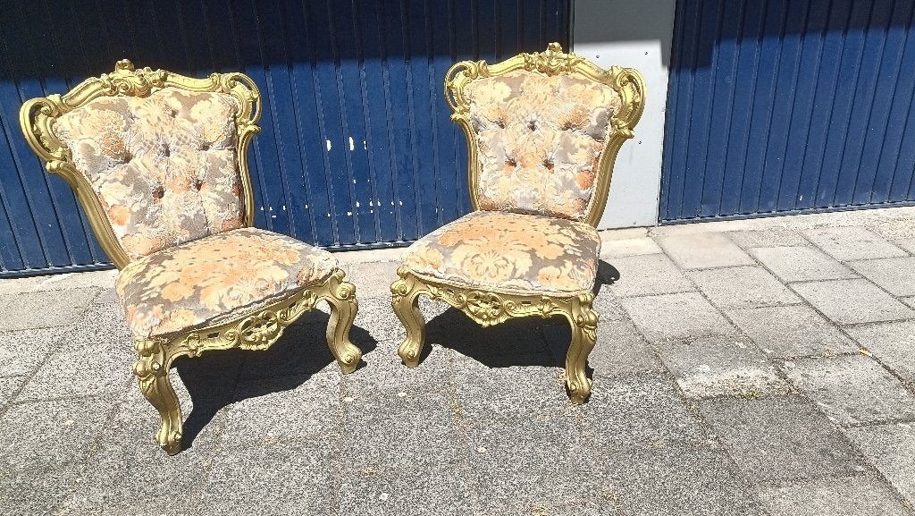 Fauteuils Barok stijl, Ophalen