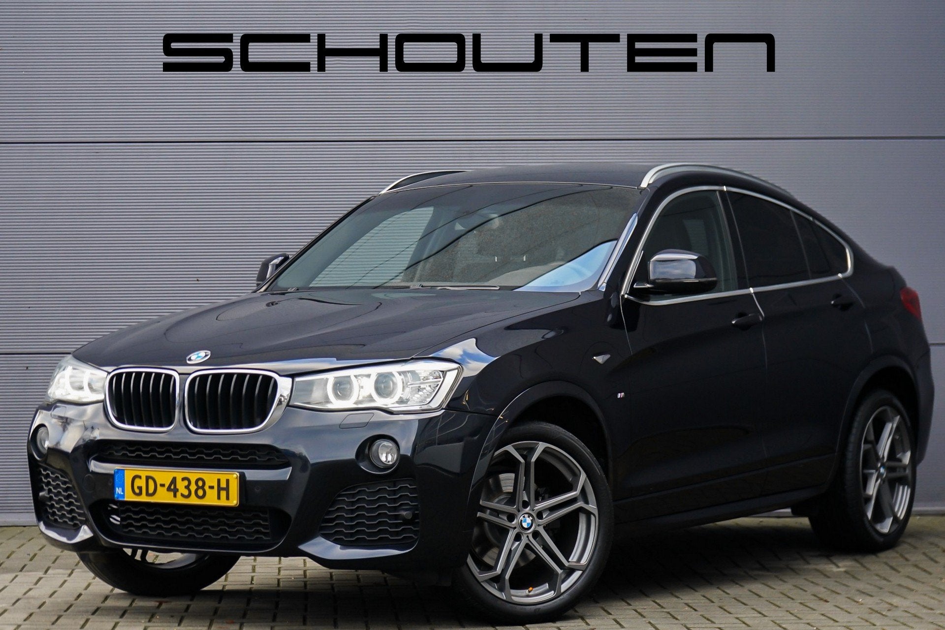 BMW X4 xDrive20i M-Sport Navi Trekhaak 20" Ori NL (bj 2015), Auto's, 12 maanden, Gebruikt, 4 cilinders, Zwart