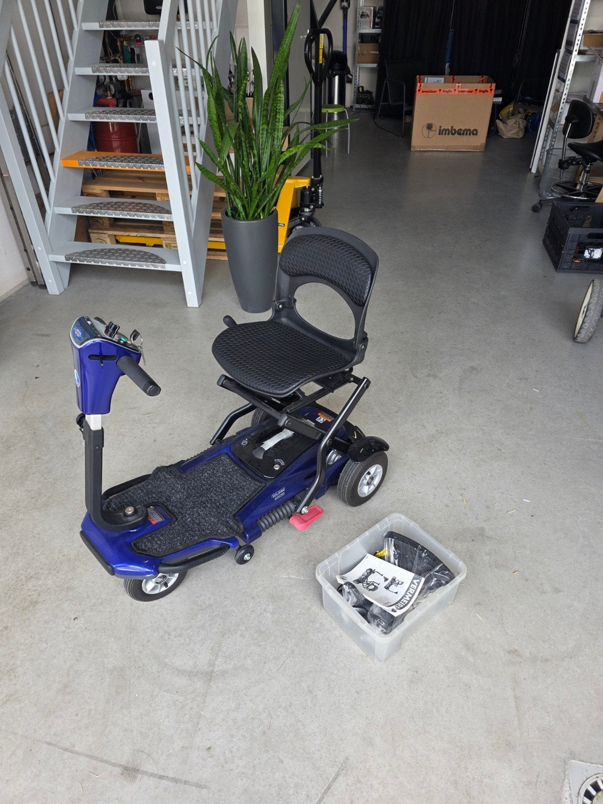 Scoot mobiel opvoubaar, Ophalen, Zo goed als nieuw, Vermeiren, 10 km/u of minder