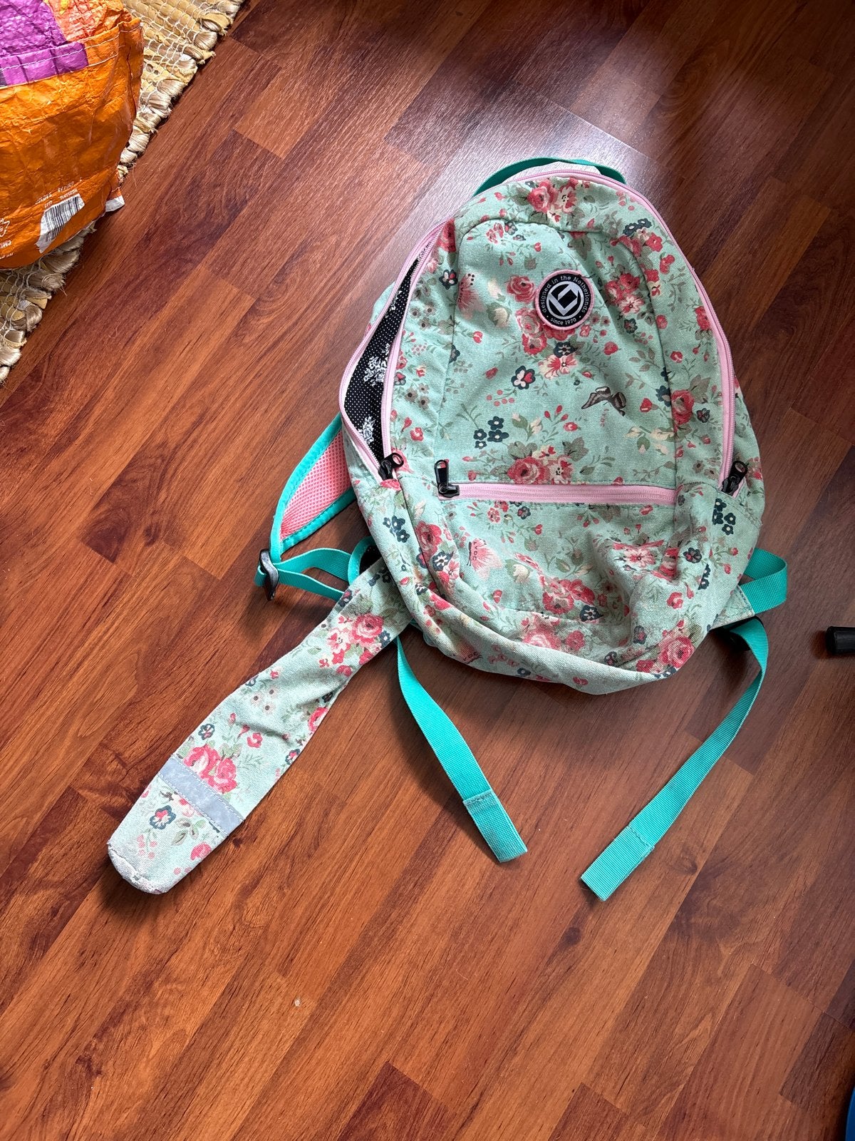 Leuke hockeytas Brabo met bloemenprint, Sport en Fitness, Hockey, Ophalen of Verzenden, Gebruikt, Tas