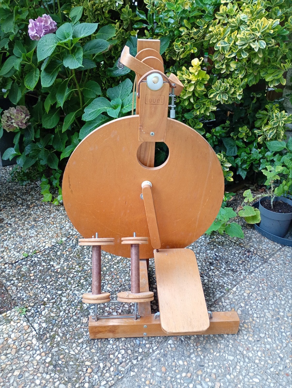 Louët S10 Spinnewiel - Klassiek en Functioneel, Hobby en Vrije tijd, Spinnewielen en Spinnen, Ophalen, Gebruikt, Spinnewiel