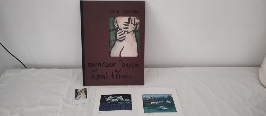 SIMON KRAMER - Meneer Jansen komt thuis - Zeer fraai exempla, Ophalen of Verzenden, Zo goed als nieuw, Schilder- en Tekenkunst