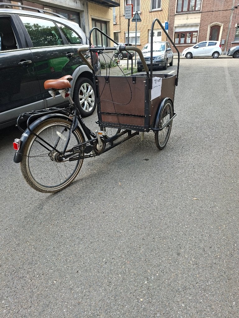 Bakfiets Troy de luxe, Fietsen en Brommers, Fietsen | Bakfietsen, Gebruikt, Huif, Ophalen, Overige merken