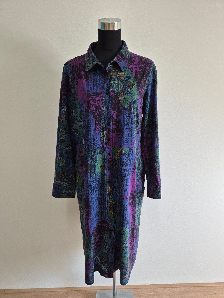 J405 - Fleurige Studio Anneloes jurk maat XXL (1), Kleding | Dames, Ophalen of Verzenden, Zo goed als nieuw, Maat 46/48 (XL) of groter