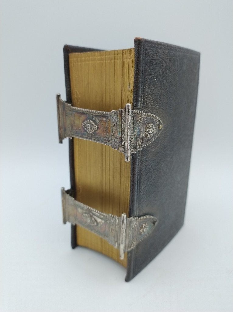 Bijbel met zilveren sloten, A. Verroen, Gouda, 1829, Antiek en Kunst, Verzenden