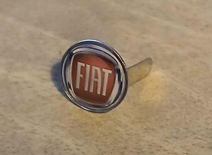 FIAT embleem – RVS 13 mm | nieuw | collectors item, Ophalen of Verzenden, Nieuw, Auto's