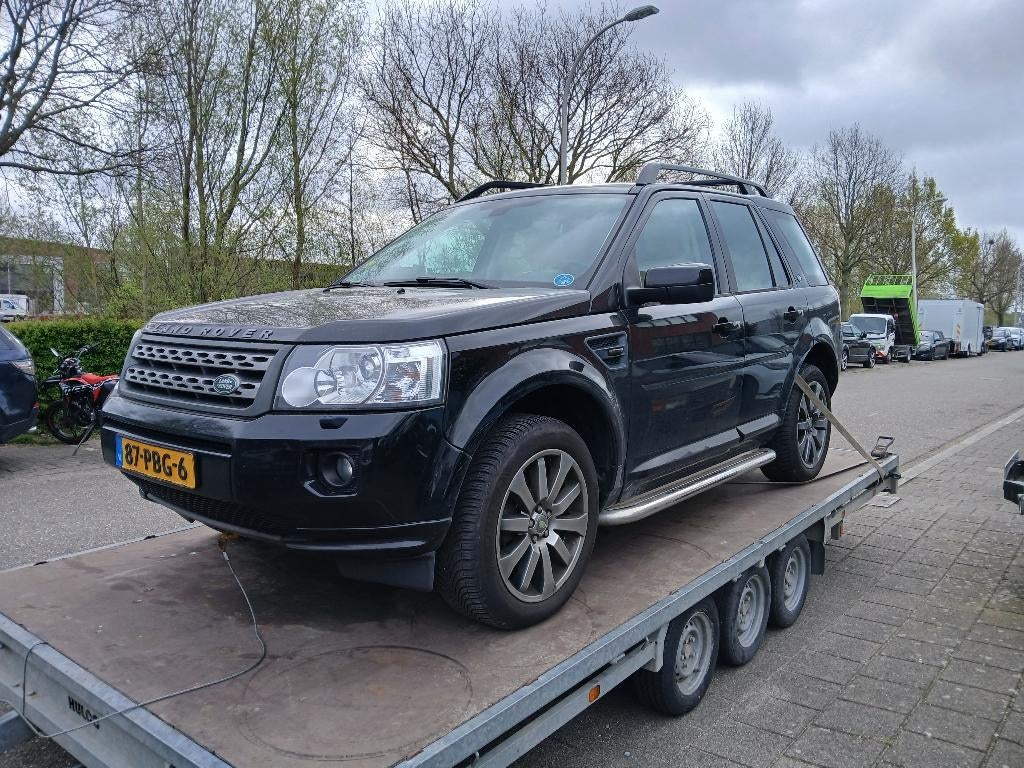 Dunlop 235/55R19 velgen en banden Freelander 2 5x108, Gebruikt, Ophalen of Verzenden, A, A