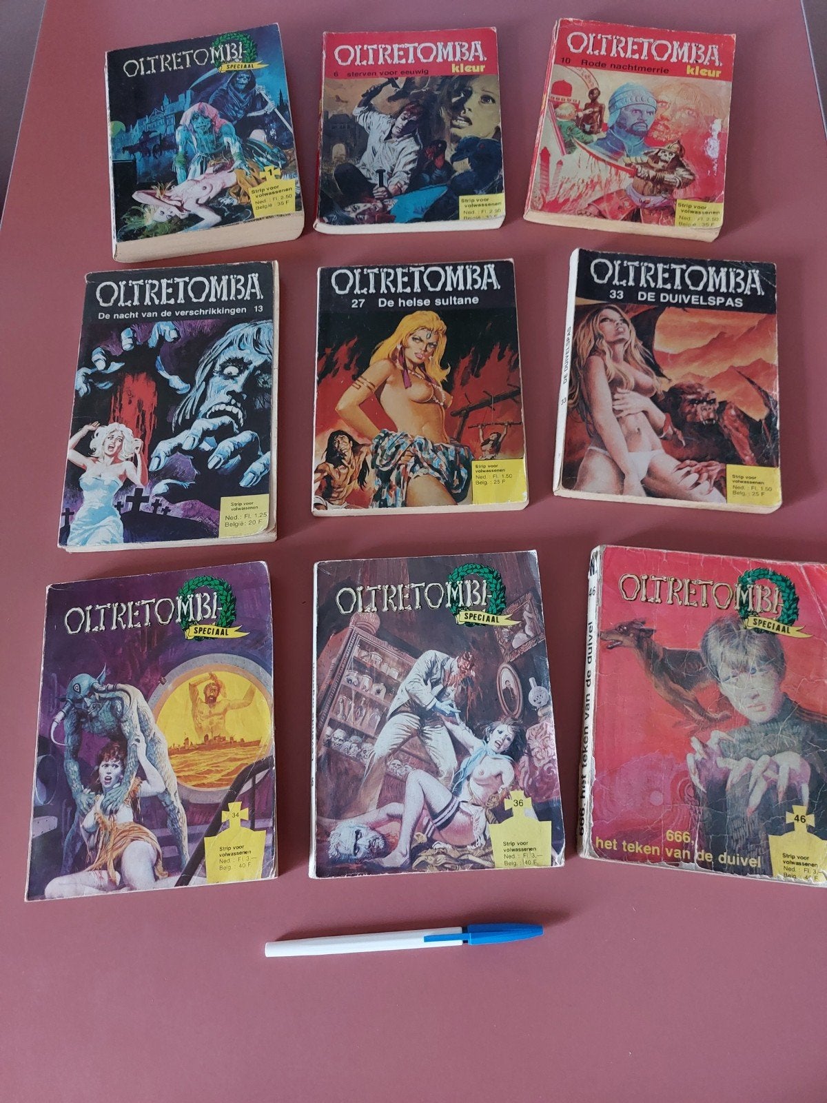 Oltretomba , Strip voor volwassenen. 70er jaren., Boeken, Gelezen, Europa, Ophalen of Verzenden, Meerdere comics