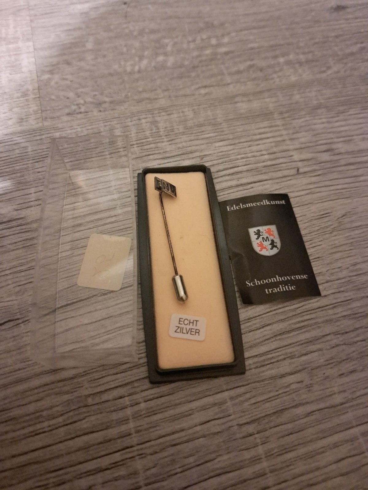 Echt Zilveren Reversspeld - Schoonhovense Traditie, Minder dan 4 cm, Ophalen of Verzenden, Zo goed als nieuw, Zilver
