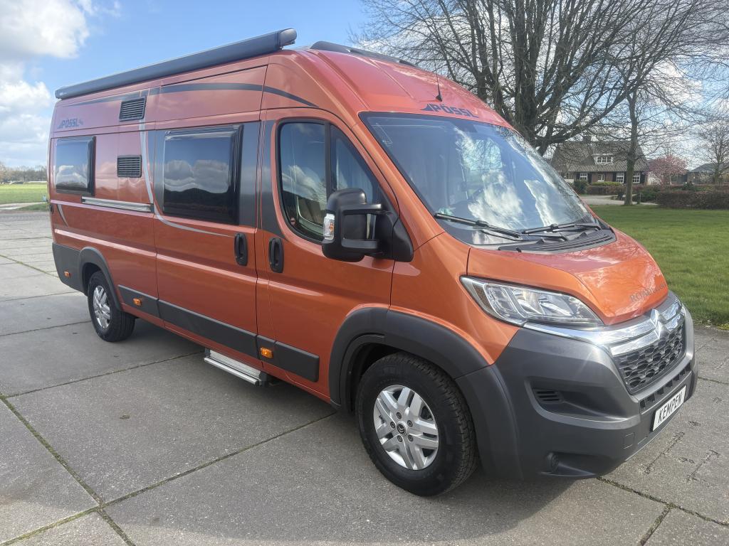 Pössl Roadcruiser Enkele bedden 70.000km 150pk (bj 2016), Caravans en Kamperen, Buscamper of Camperbus, Bedrijf, Tot en met 3