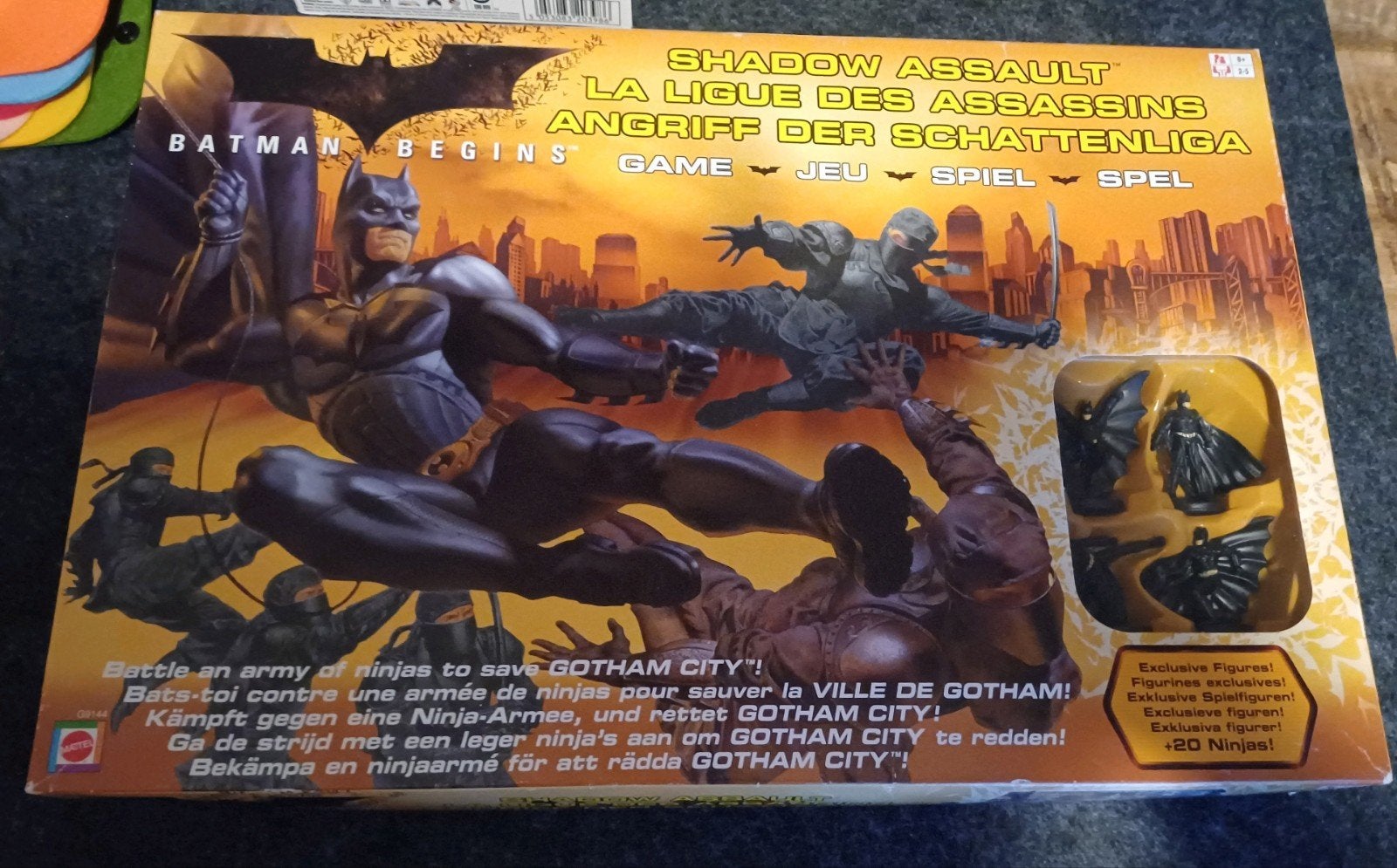 Mattel Batman begins spel + kwartetspel, Ophalen, Superheld, Zo goed als nieuw