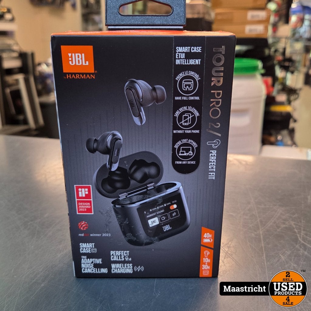 JBL TOUR PRO 2 - noise cancelling | Nieuw elders 199 euro, JBL, Gebruikt, Support@jbl.com, 400 Atlantic Street
Stamford, CT 06901
USA
