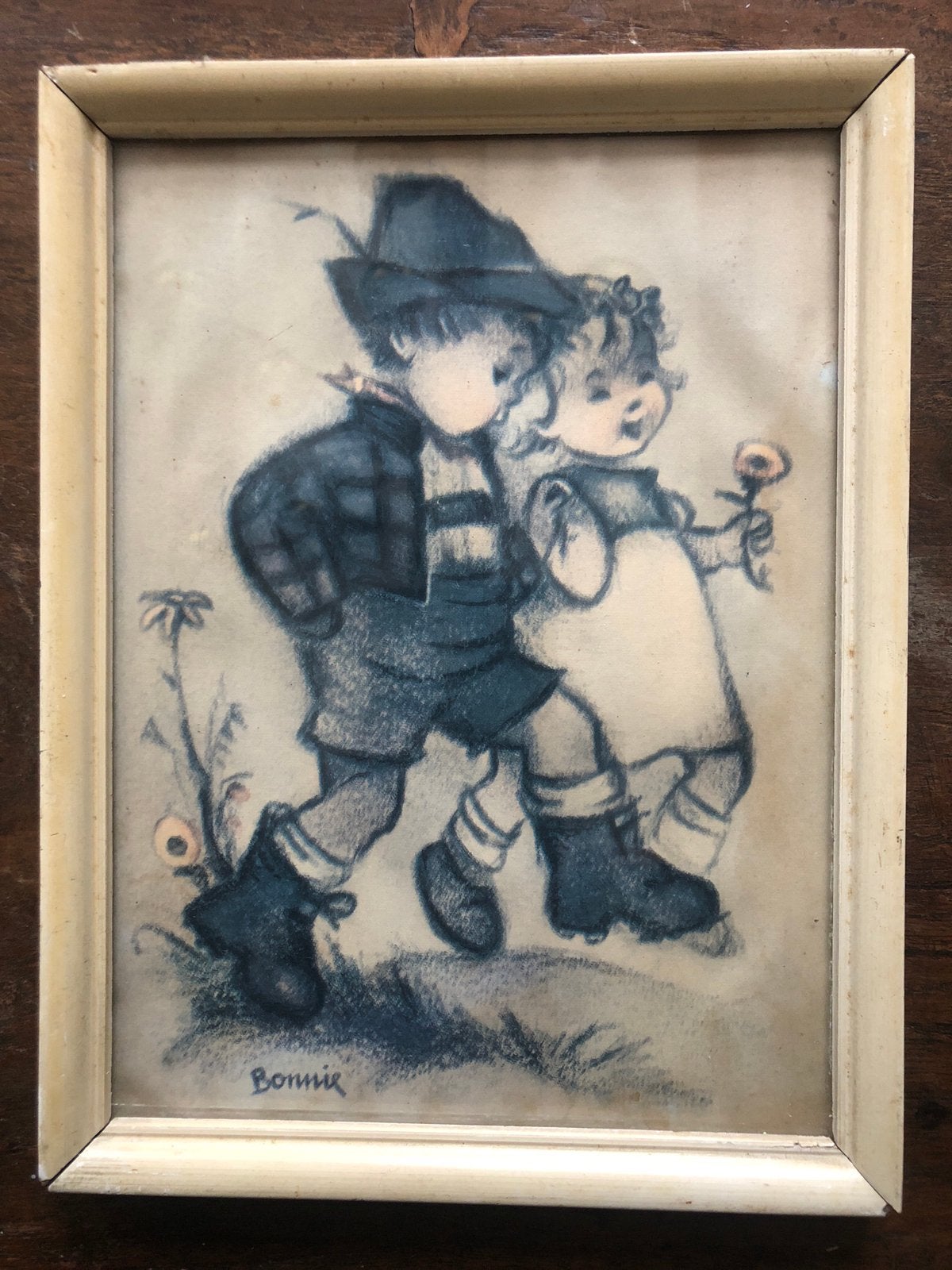 Hummel Kinderprent, Ophalen of Verzenden, Voor 1940, Gebruikt
