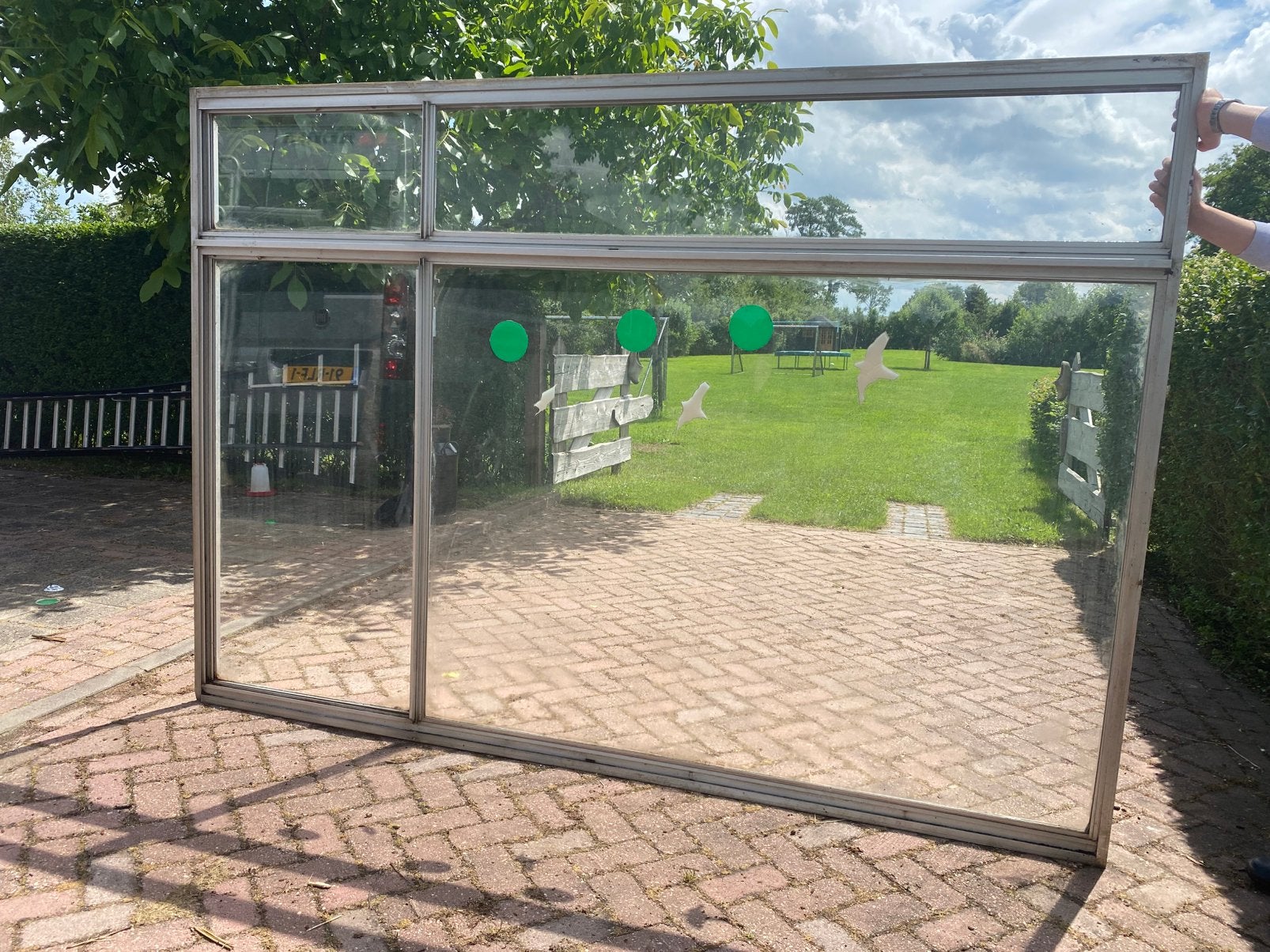 Windscherm aluminium, Tuin en Terras, Ophalen, Aluminium, 200 cm of meer, 150 tot 200 cm