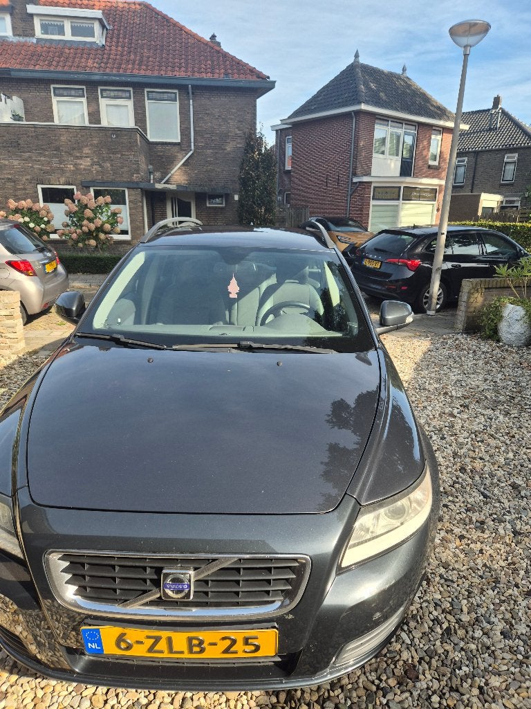Volvo V50 1.6 D 2010 Grijs, Voorwielaandrijving, 4 cilinders, Leder en Stof, Stationwagon