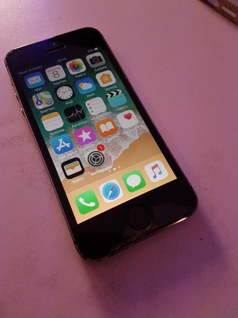 IPhone 5S, Ophalen of Verzenden, Zo goed als nieuw, Overige typen