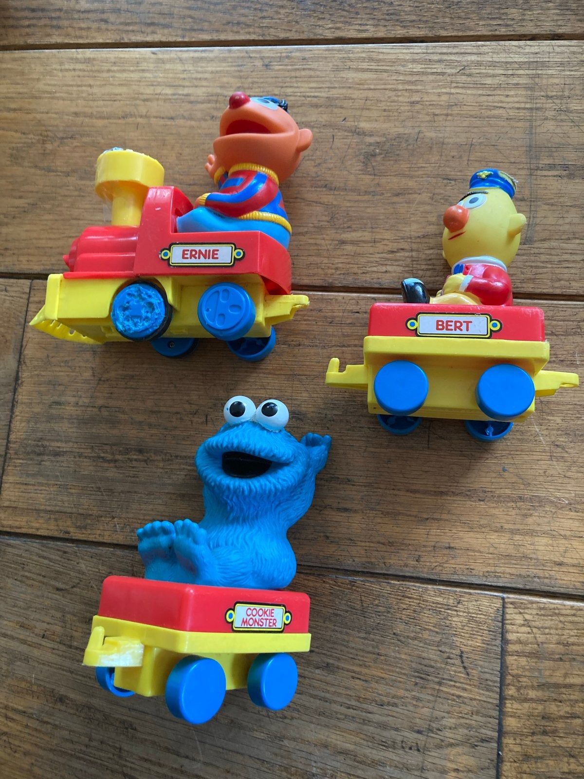 Sesamstraat Trein Speelgoed: Ernie, Bert & Koekiemonster, Ophalen of Verzenden, Gebruikt, Jongen of Meisje