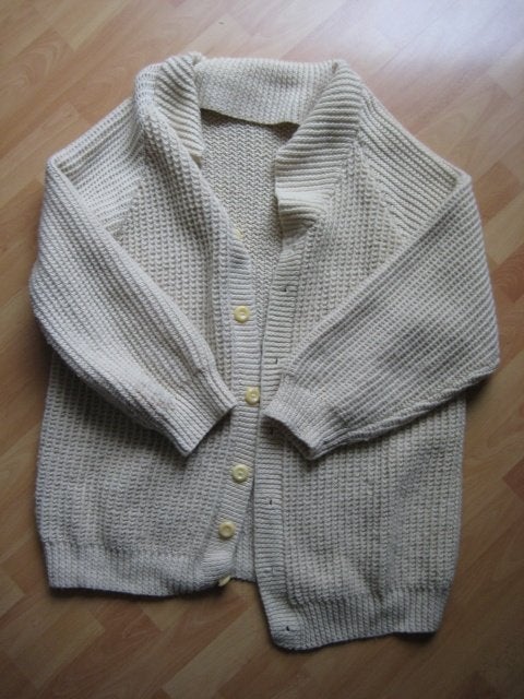 Warm dik Vest wol, Ophalen of Verzenden, Gedragen, Wit