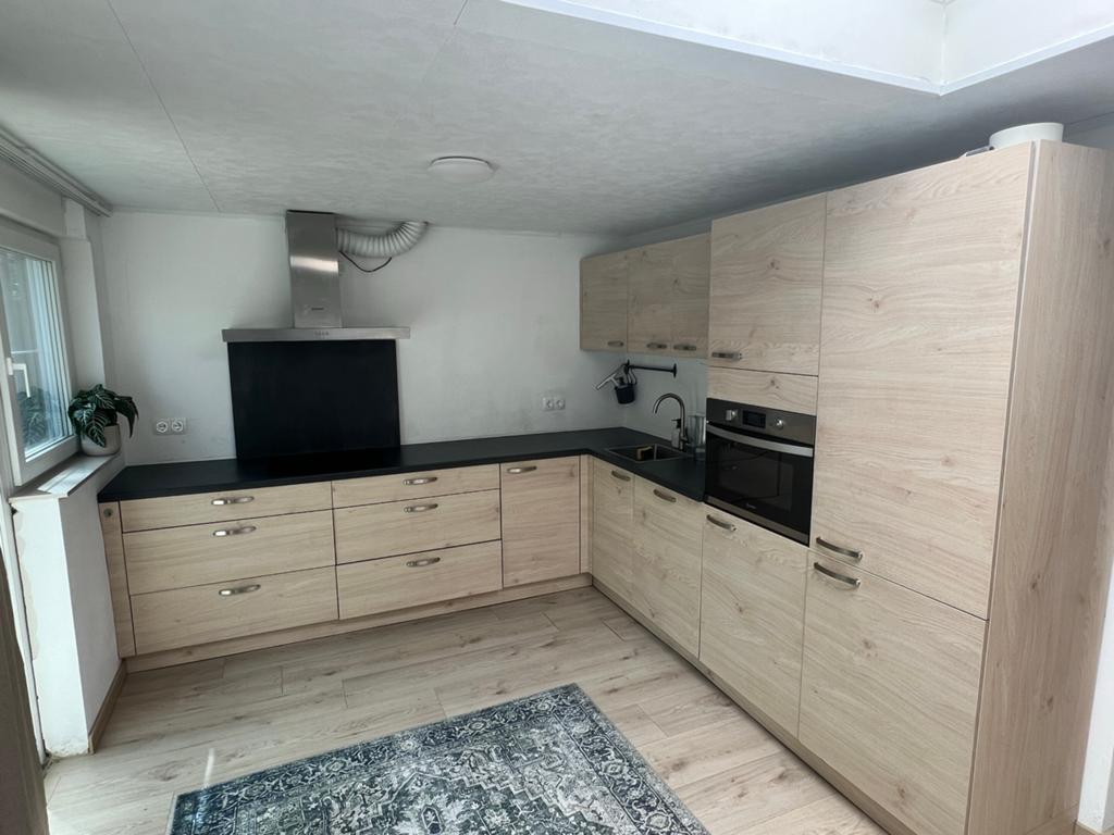 Complete L-vormige keuken met apparatuur - Goede staat!, Ophalen, Gebruikt, Overige kleuren, Hoekkeuken