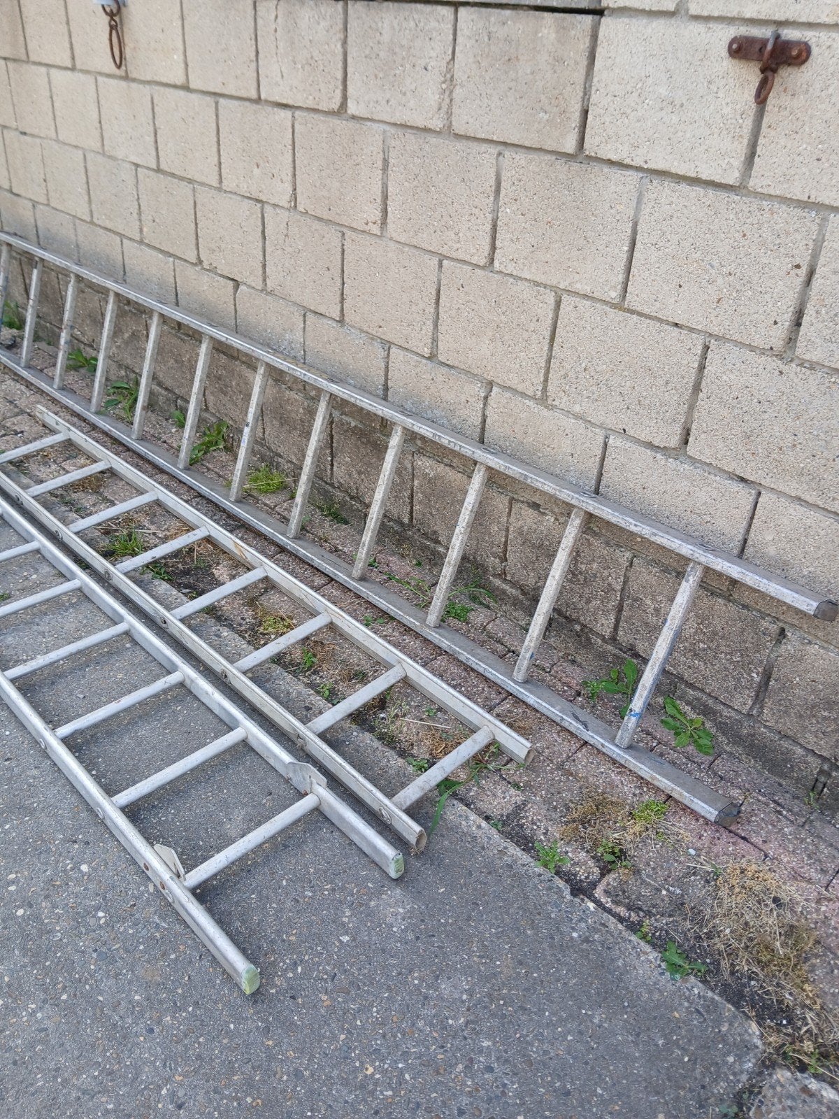 3 stuks aluminium ladder, Doe-het-zelf en Verbouw, Ladders en Trappen, Ophalen of Verzenden