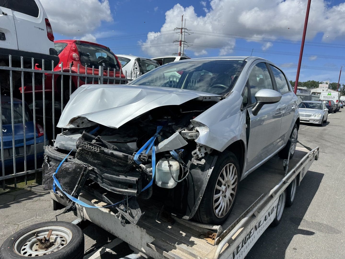 Fiat Punto van 2008 veel onderdelen voorradig, Gebruikt, -, -, Ophalen of Verzenden