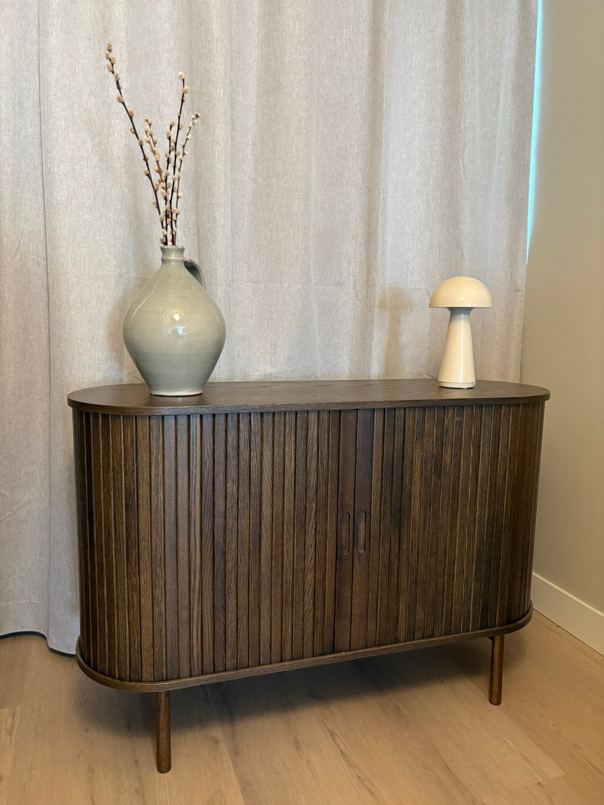 Rond dressoir 120cm, Huis en Inrichting, Kasten | Dressoirs, Zo goed als nieuw, 100 tot 150 cm, 25 tot 50 cm, Ophalen