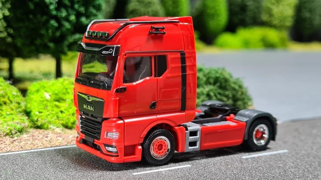 015 Herpa MAN TGX GX Individual Lion trekker, Ophalen of Verzenden, Nieuw, Bus of Vrachtwagen, Herpa