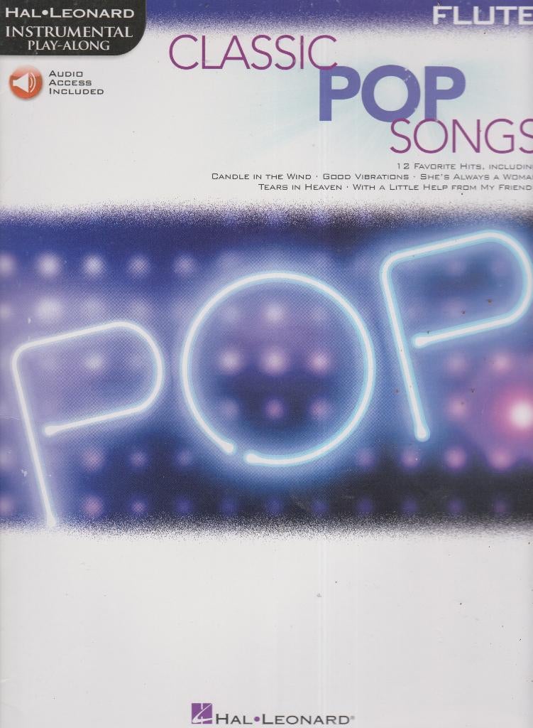 CLASSIC POP SONGS - FLUTE, Muziek en Instrumenten, Ophalen of Verzenden, Gebruikt, Artiest of Componist, Populair