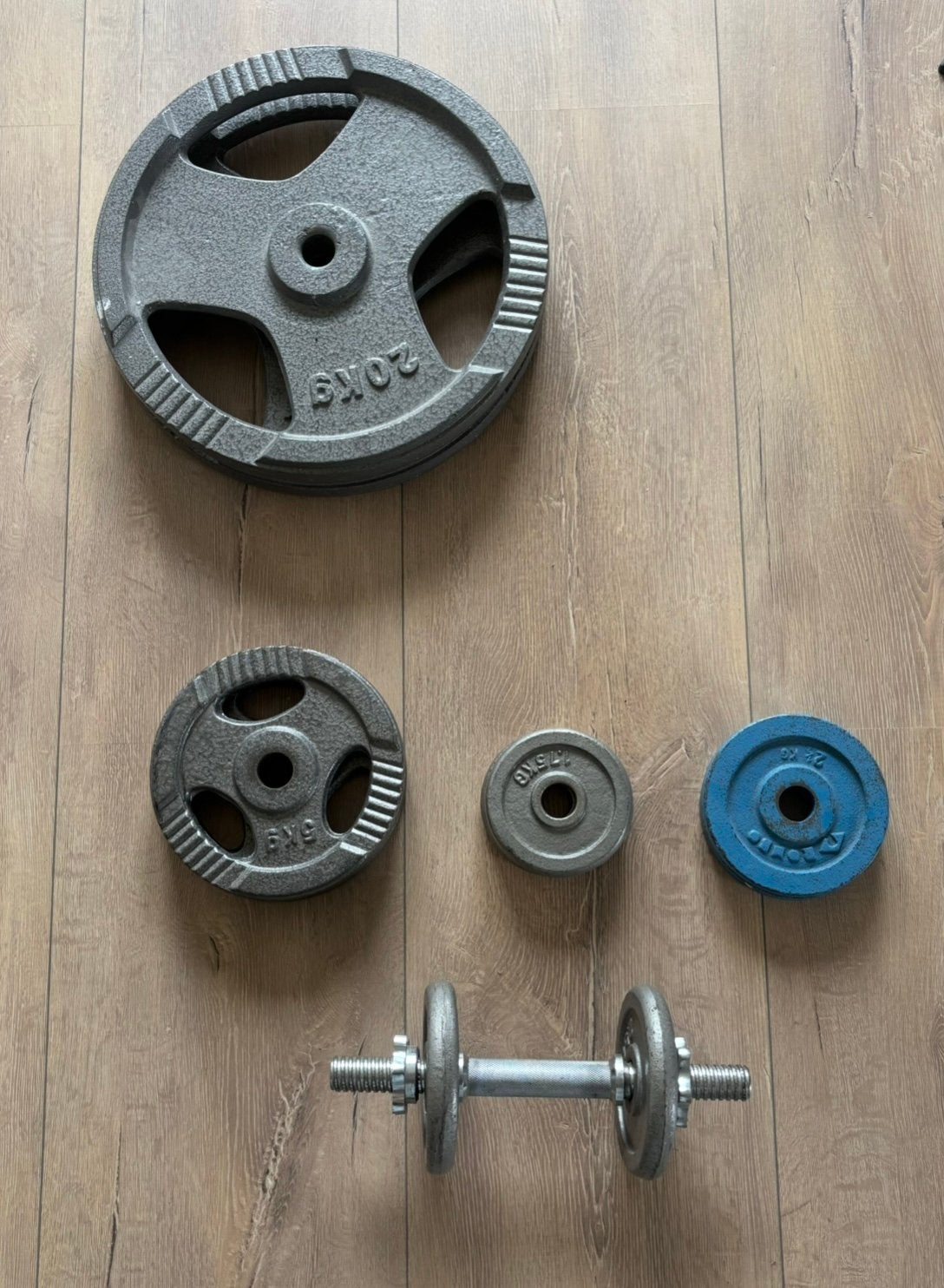 Gewichten, Sport en Fitness, Ophalen, Zo goed als nieuw