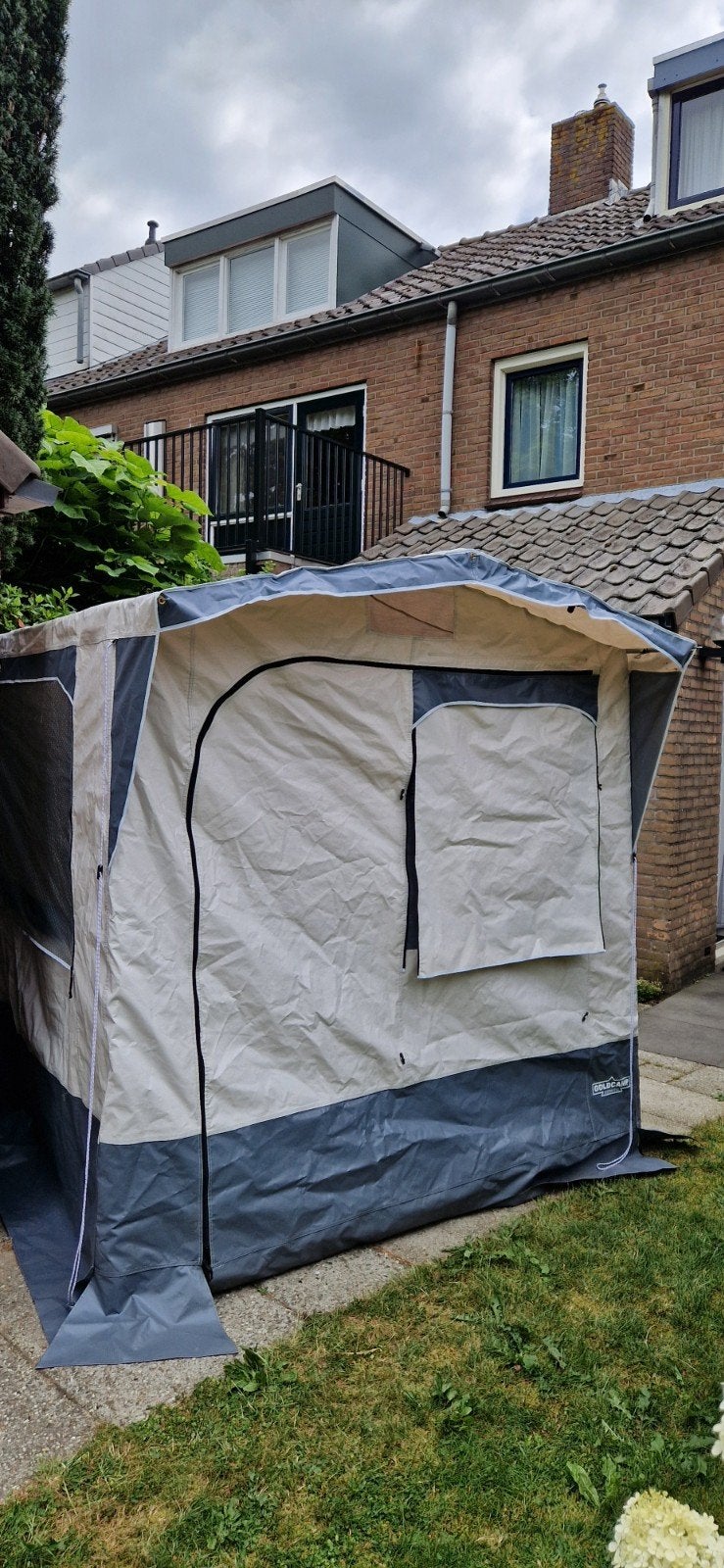 Goldcamp cucina 210 tent, Caravans en Kamperen, Tenten, Ophalen, Zo goed als nieuw, Tot en met 2