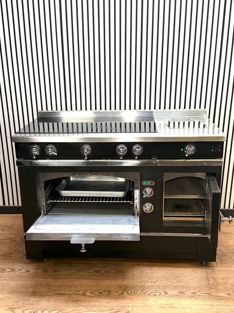 Luxe La CORNUE Grand Papa Fornuis INDUCTIE 135 cm, Witgoed en Apparatuur, Fornuizen, Fornello Esperta, Ophalen of Verzenden, Zo goed als nieuw
