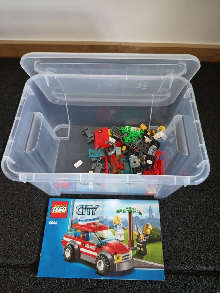 Lego City nummer 60001 Brandweer commandant, City, Lego, Ophalen of Verzenden, Zo goed als nieuw