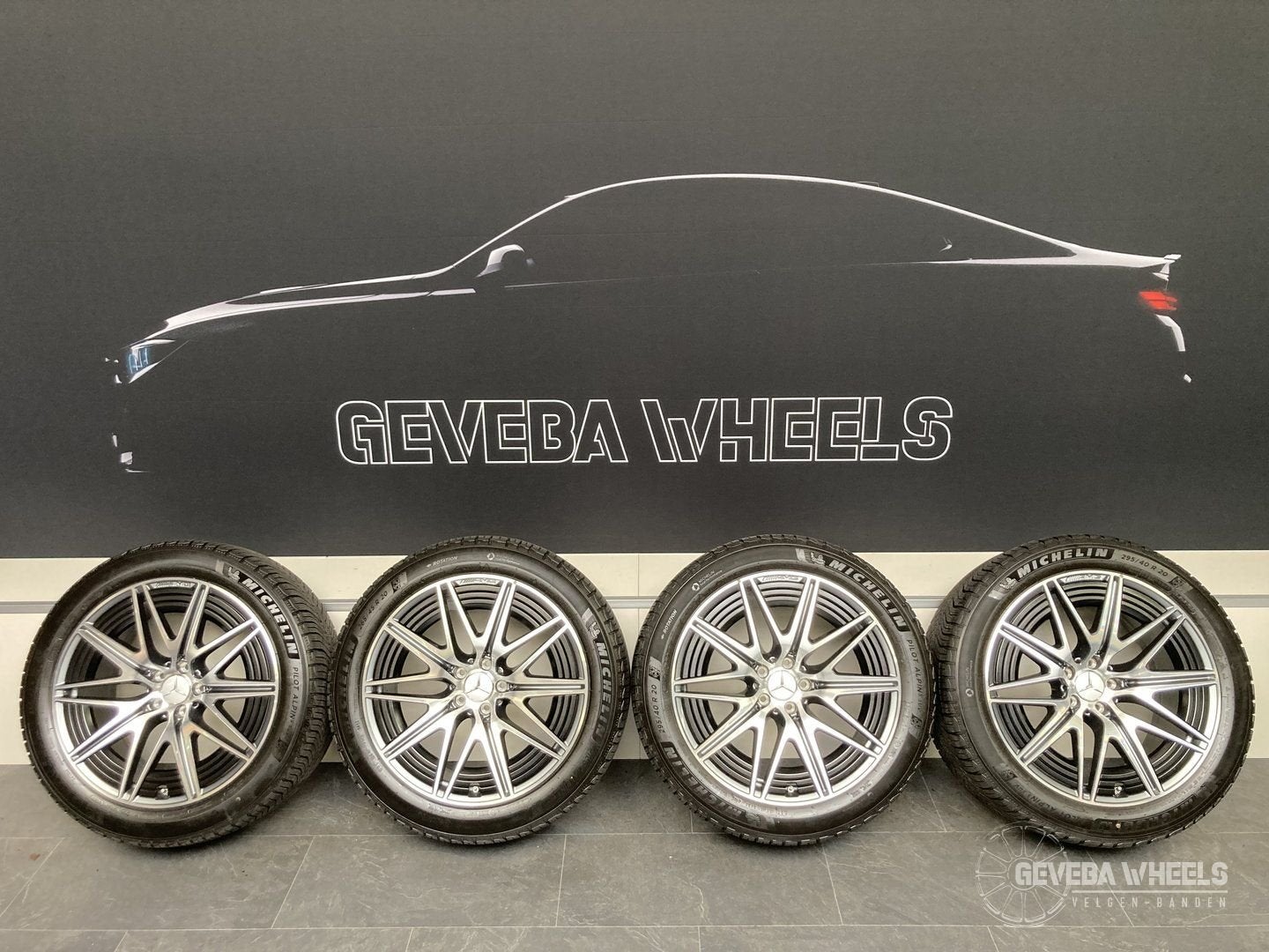 20” originele Mercedes GLC43 GLC63 AMG velgen + winterbanden, Gebruikt, -, 265 mm, -